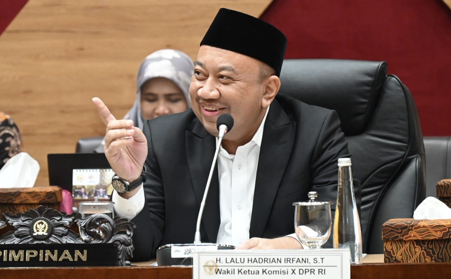 Wakil Ketua Komisi X DPR RI dari Fraksi Partai Kebangkitan Bangsa (PKB), Lalu Hadrian Irfani. Istimewa