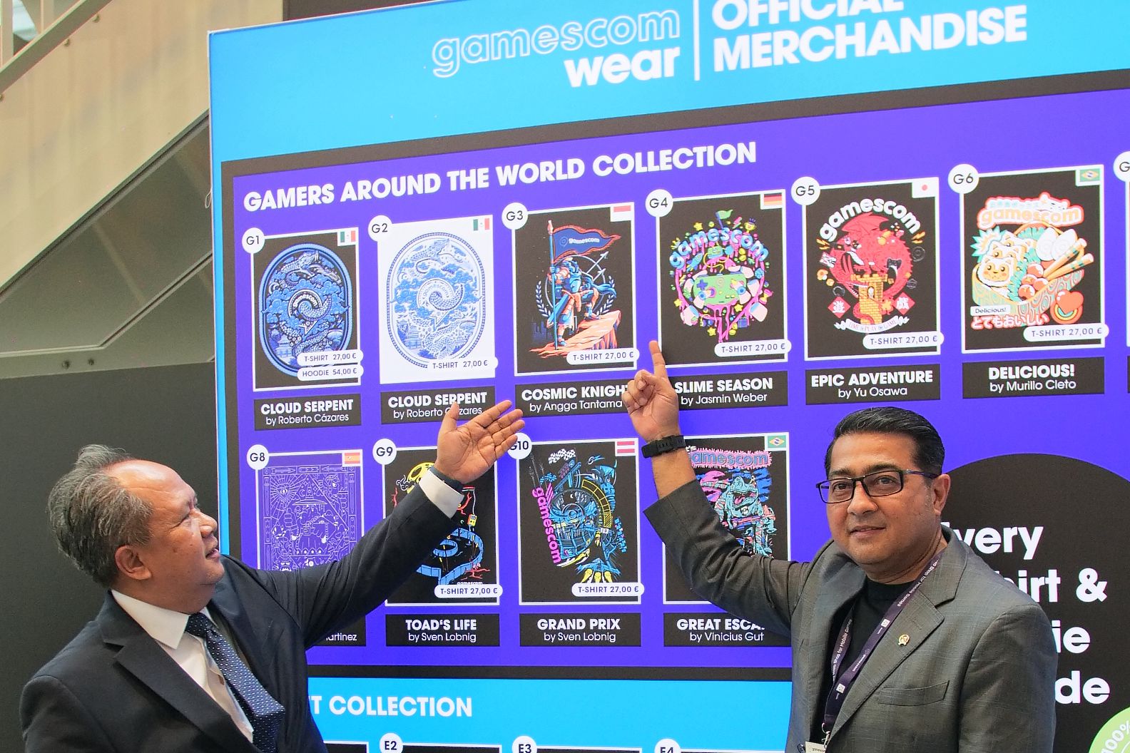 Menteri Ekonomi Kreatif (Menekraf) Teuku Riefky Harsya menghadiri Gamescom 2025 di Cologne, Jerman. (SinPo.id/Kemenekraf)