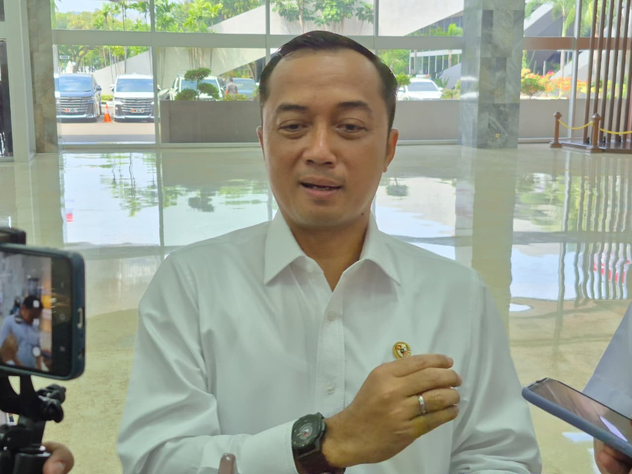 Menteri Sekretaris Negara sekaligus Ketua Panitia Peringatan HUT Ke-80 RI, Prasetyo Hadi. (SinPo.id/Galuh Ratnatika)