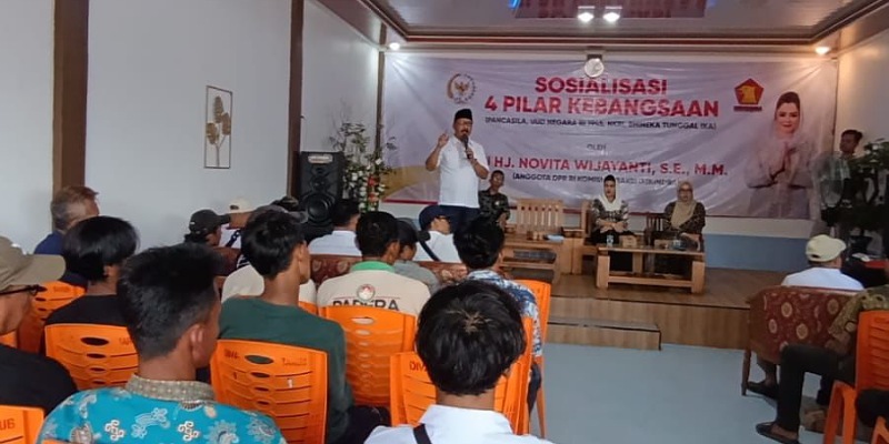 Sosialisasi empat pilar MPR bersama Novita Wijayanti (Sinpo.id/MPR)