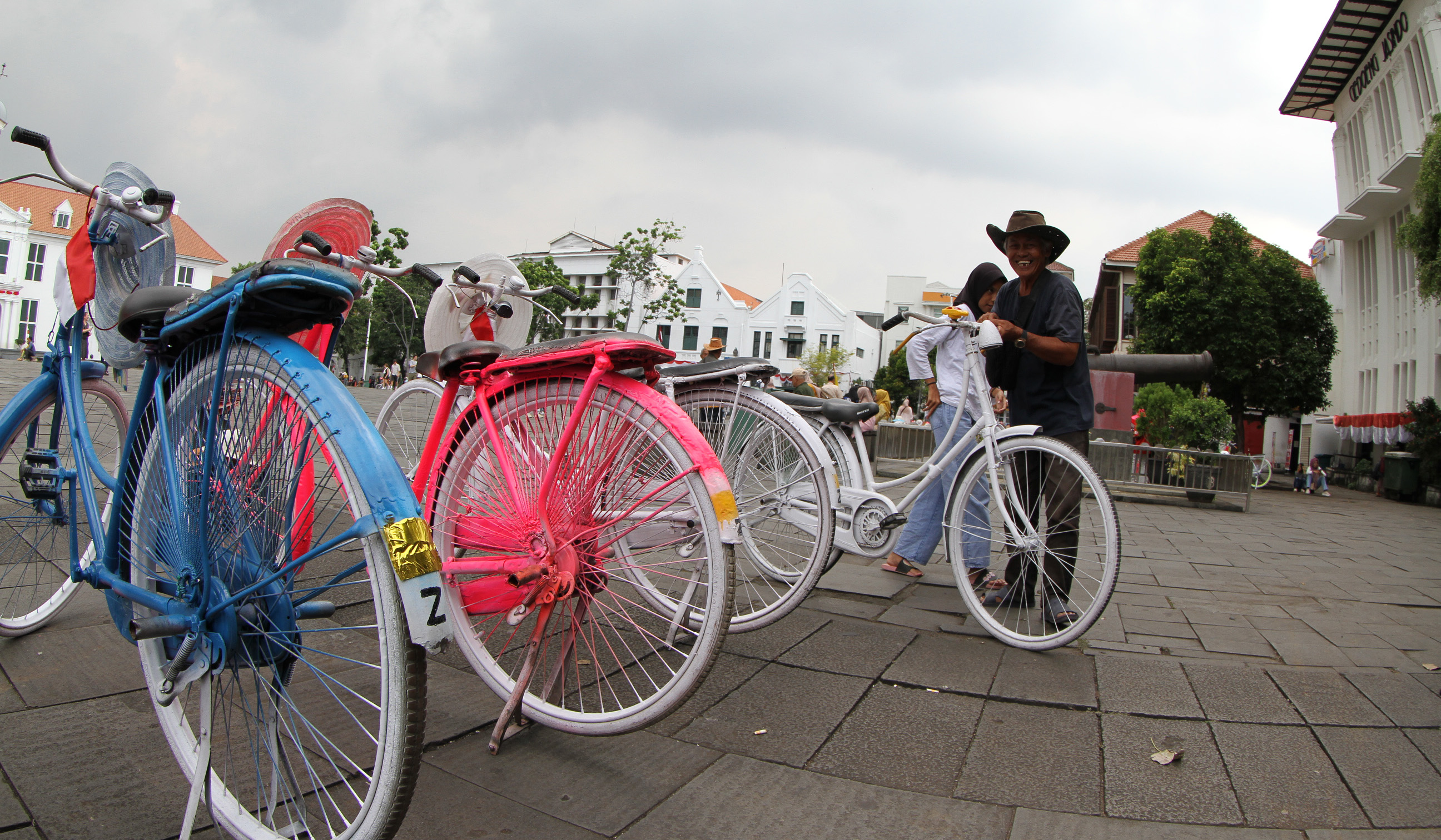 Kawasan Kota Tua, Jakarta. (Agus Priatna/SinPo.id)