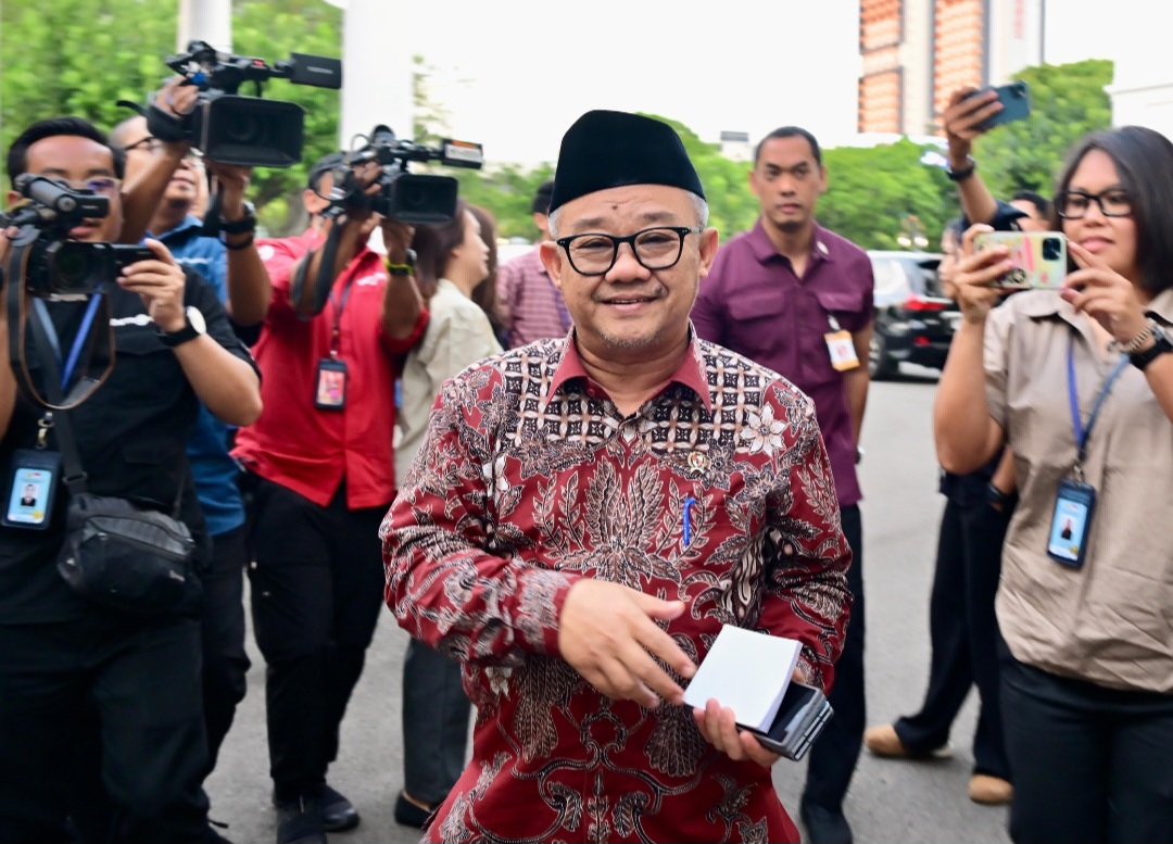Mendikdasmen Abdul Mu'ti (SinPo.id/Setpres)