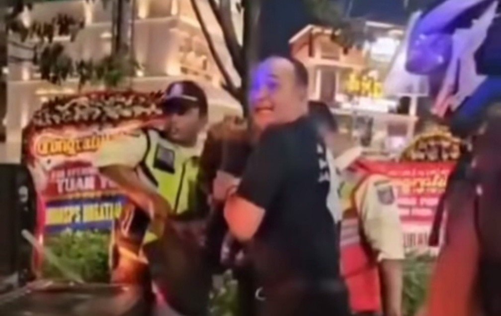 Pelaku pencuri spion saat ditangkap (SinPo.id/Tangkapan layar)