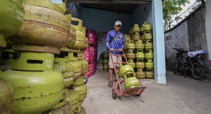 Ilustrasi pedagang LPG 3 Kg. (SinPo.id/Ashar)