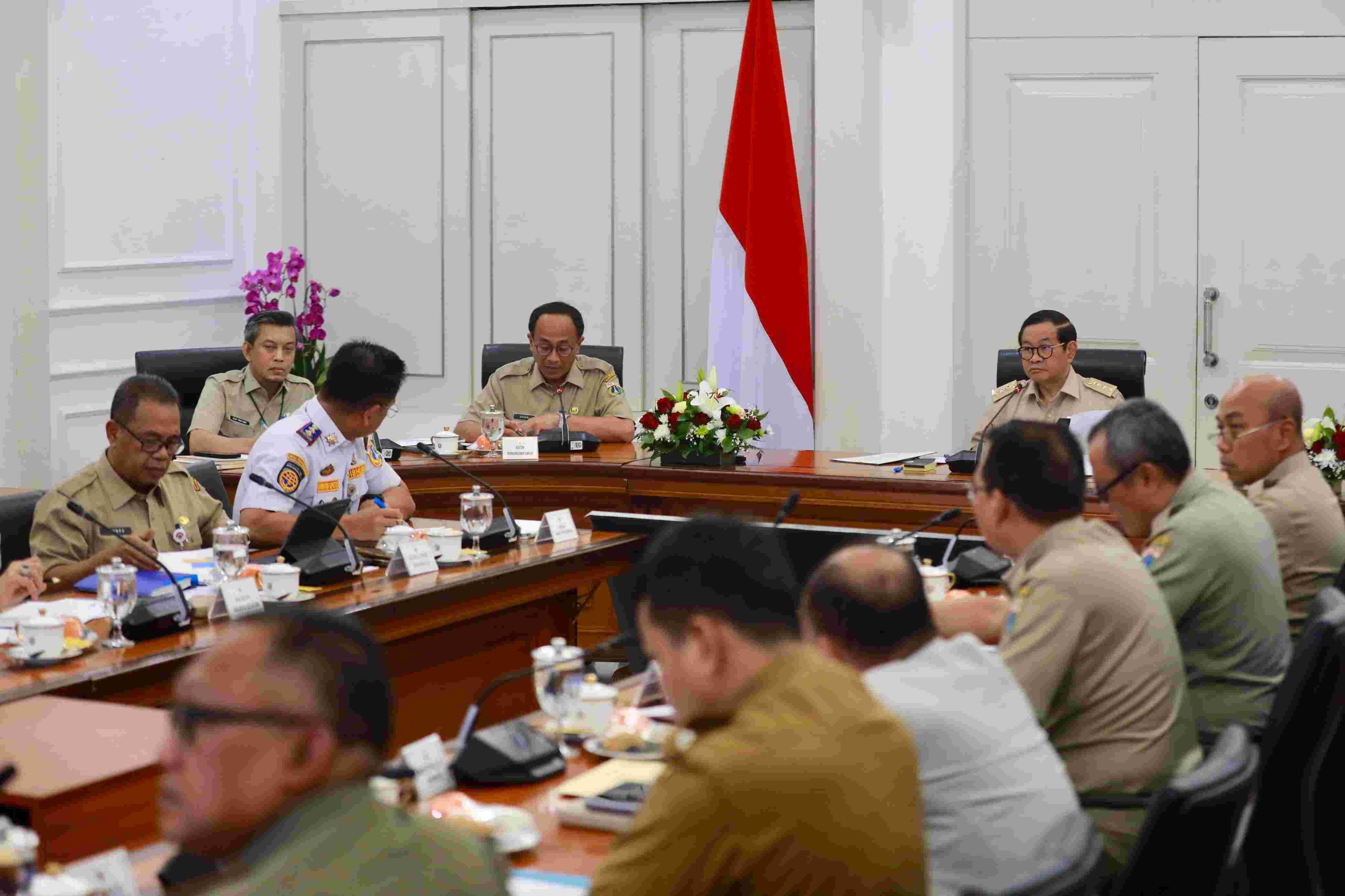 Pramono Anung Pimpin Rapat Penanganan Macet di TB Simatupang (SinPo.id/Pemprov DKI)