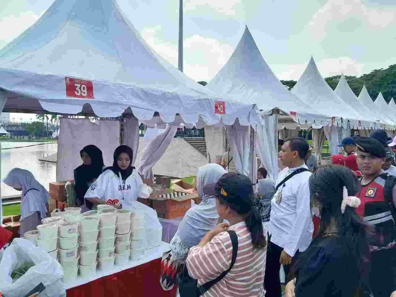 UMKM di Pasar Rakyat HUT RI ke-80 di Monas (SinPo.id/ Dok. Pemprov DKI)