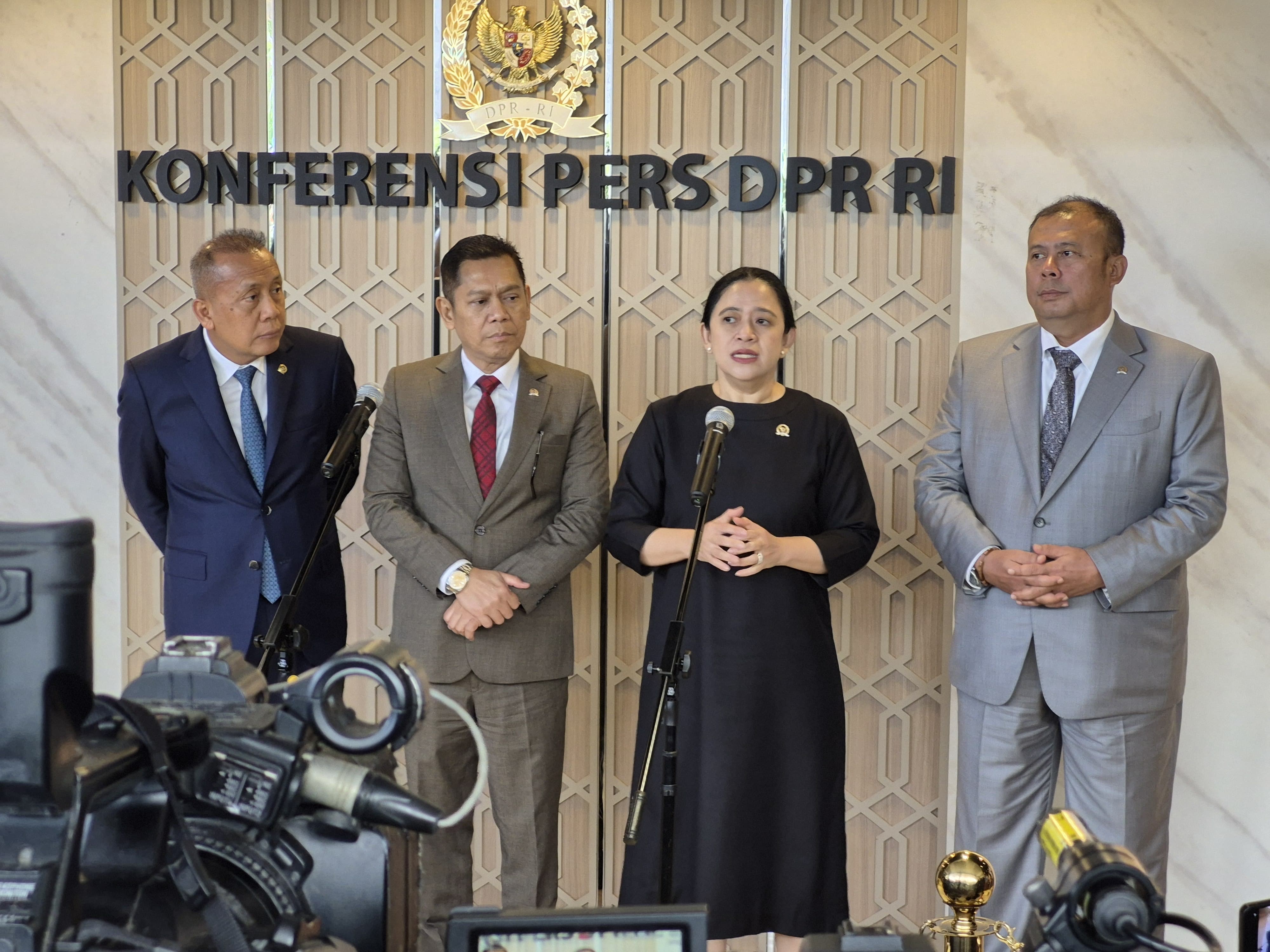 Pimpinan DPR RI. (SinPo.id/Galuh Ratnatika)