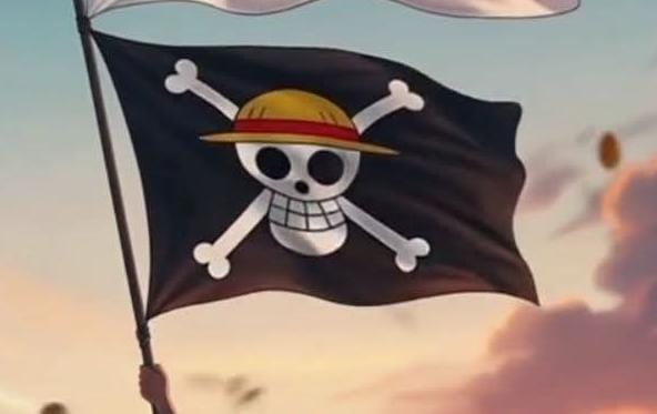 Fenomena bendera bajak laut One Piece di hari kemerdekaan (foto:X-@EDitektif)