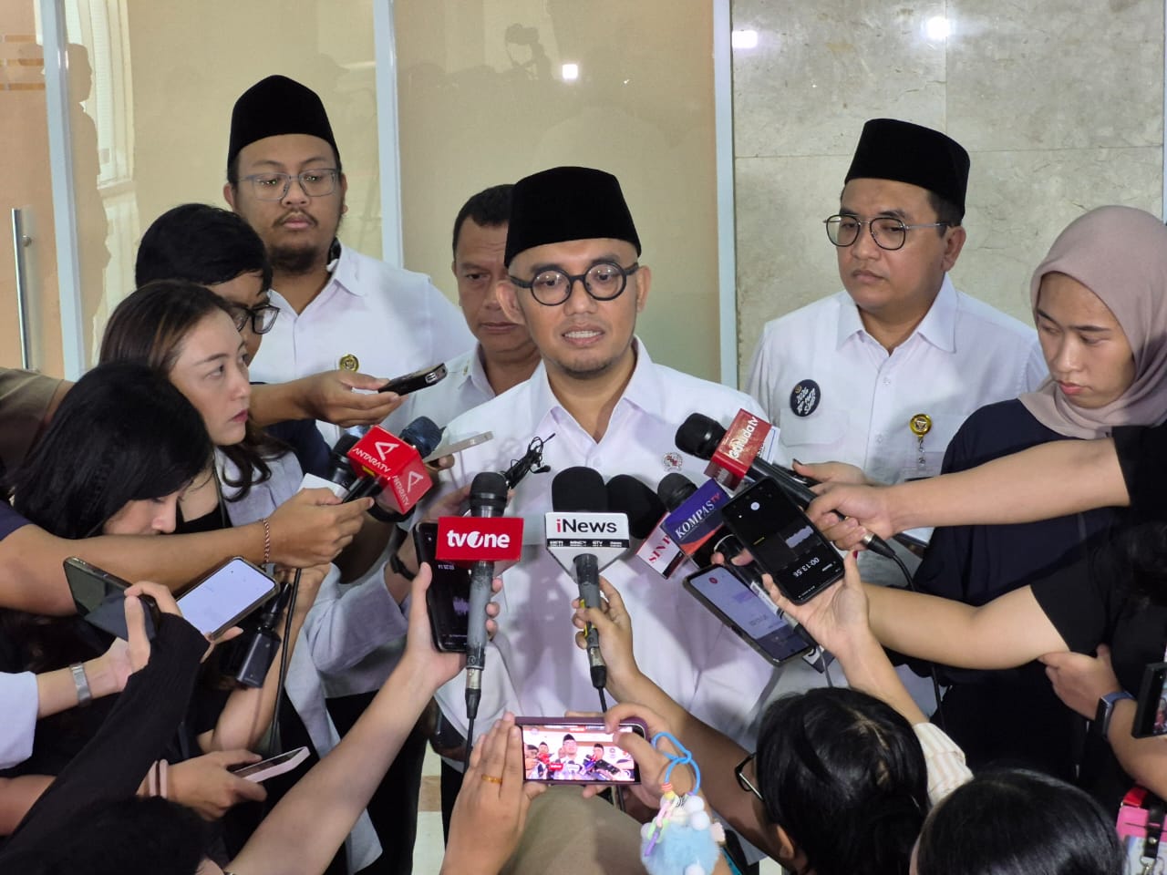 Wakil Badan Penyelenggara (BP) Haji, Dahnil Anzar Simanjuntak (SinPo.id/ Galuh Ratnatika)