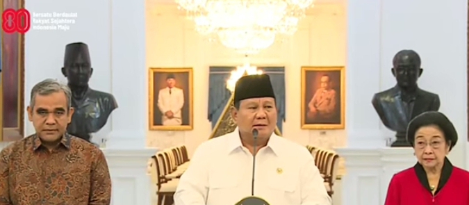 Presiden Prabowo Subianto (SinPo.id/ Tangkapan layar)