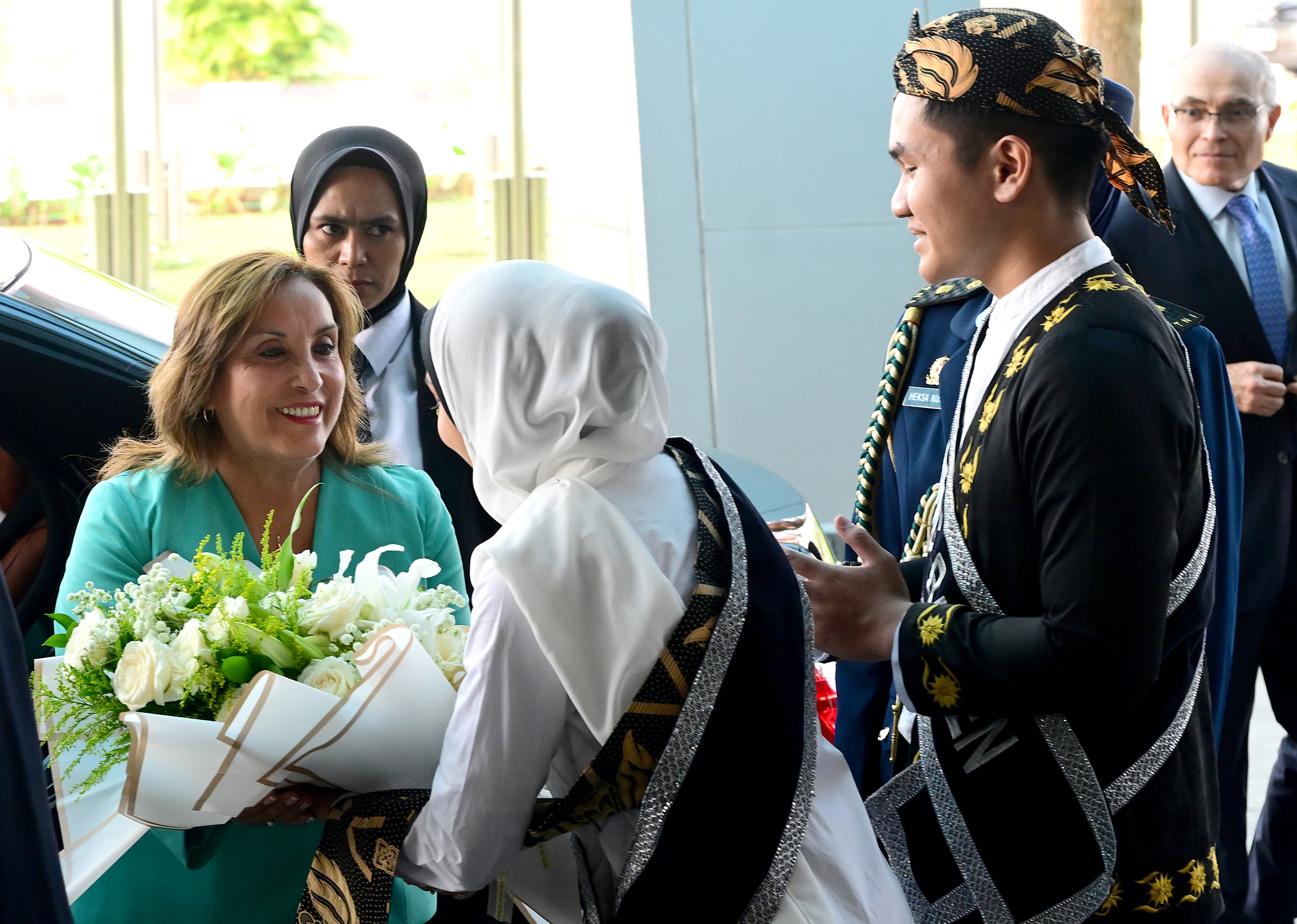 Presiden Peru Dina Boluarte Tiba di Indonesia untuk Kunjungan Kenegaraan (SinPo.id/Setpres)