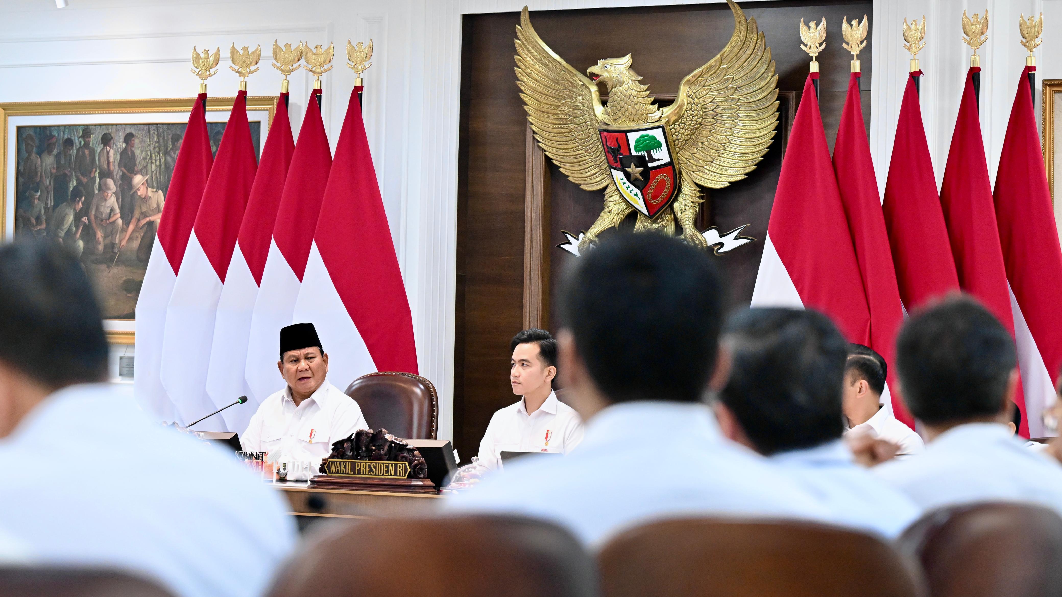 Presiden Prabowo pimpin sidang kabinet Merah Putih (SinPo.id/Setpres)
