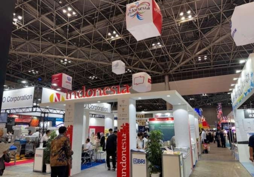 Ilustrasi Paviliun Indonesia di pameran The 27th Japan International Seafood & Technology Expo 2025. (SinPo.id/dok. Kemendag)