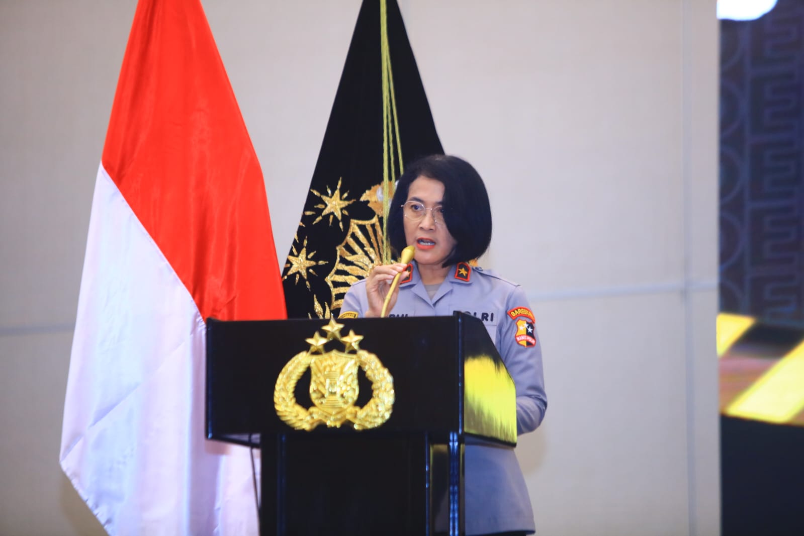 Direktur PPA & PPO Bareskrim Polri, Brigadir Jenderal Polisi Nurul Azizah (SinPo.id/Polri)