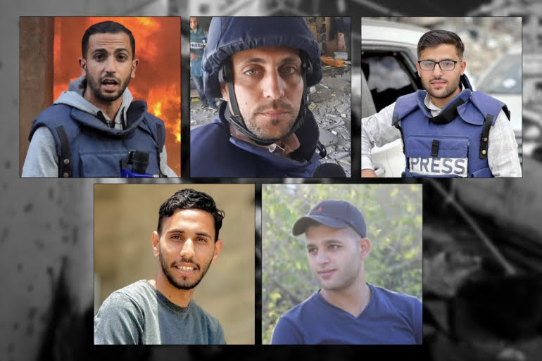 Sebanyak lima jurnalis Al Jazeera tewas dibunuh Israel. (SinPo.id/Al Jazeera)