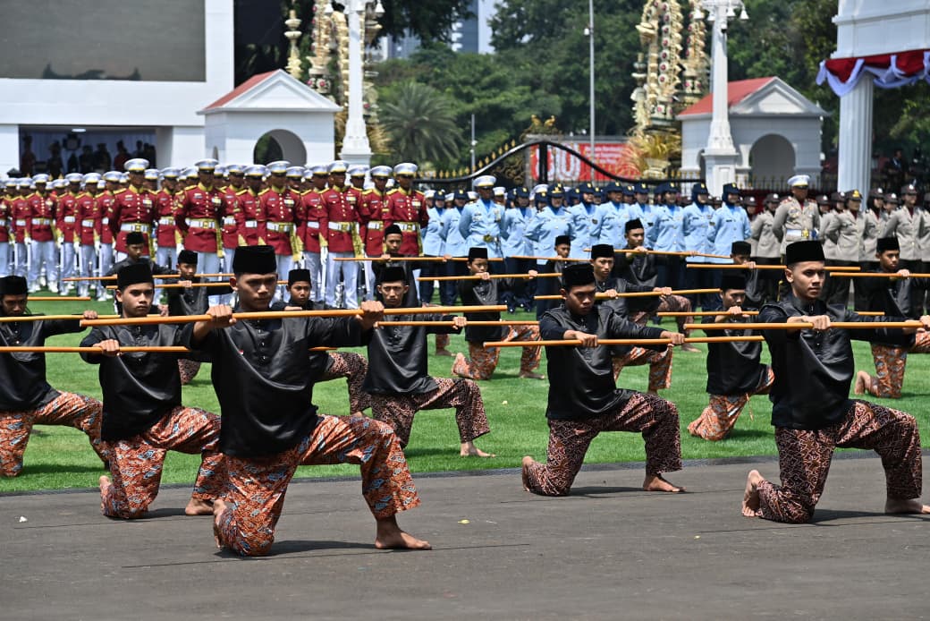 Seni Budaya Nusantara Tampil Spektakuler di Istana Merdeka (SinPo.id/Setpres)