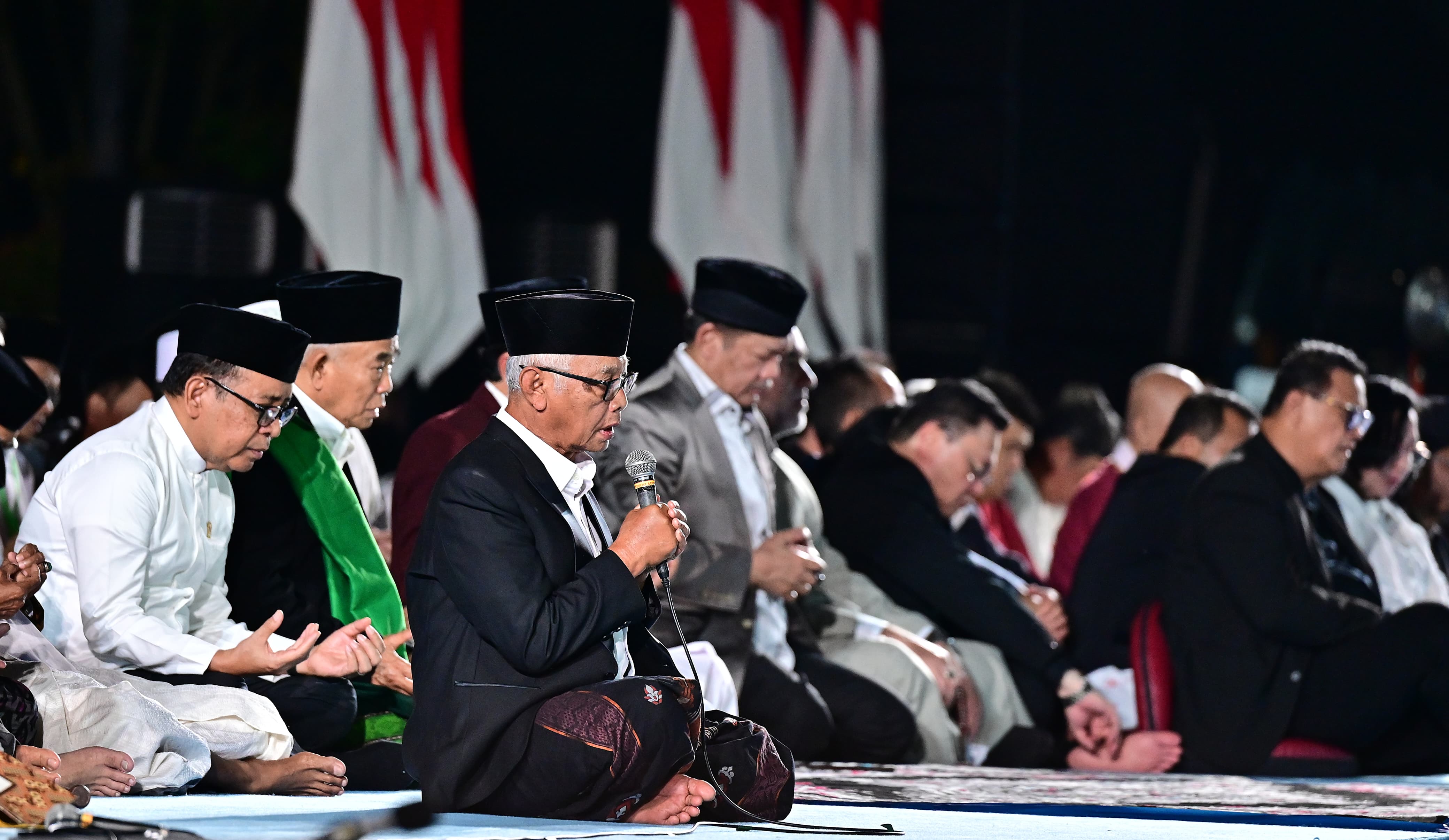 Suara Lintas Agama dalam Doa Kebangsaan 80 Tahun Indonesia Merdeka