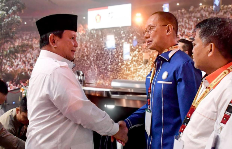 Eddy Soeparno saat bertemu Presiden Prabowo (Sinpo.id/MPR)
