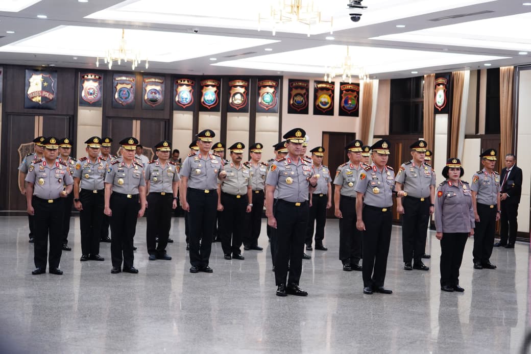 Sebanyak 27 personel yang dilantik naik jabatan (SinPo.id/Dok.Polri)