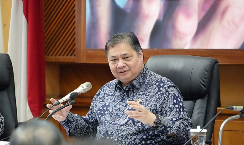 Menko Perekonomian Airlangga Hartarto (SinPo.id/dok. Ekon)