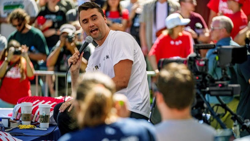 Aktivis sayap kanan sekaligus loyalis Presiden Amerika Serikat Donald Trump, Charlie Kirk. (SinPo.id/Reuters)