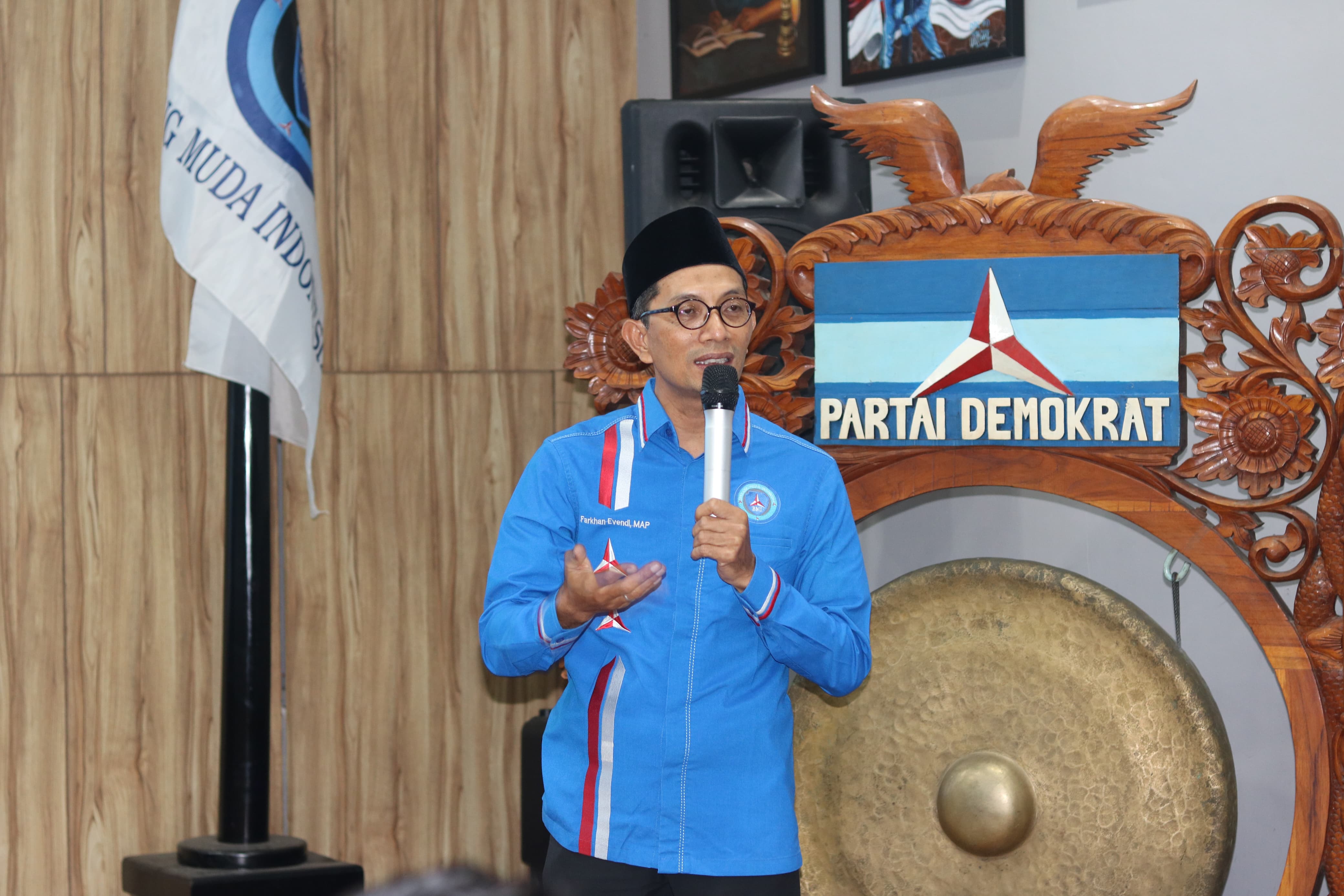 Ketua BMI Farkhan Evendi (SinPo.id/ Dok. Demokrat)