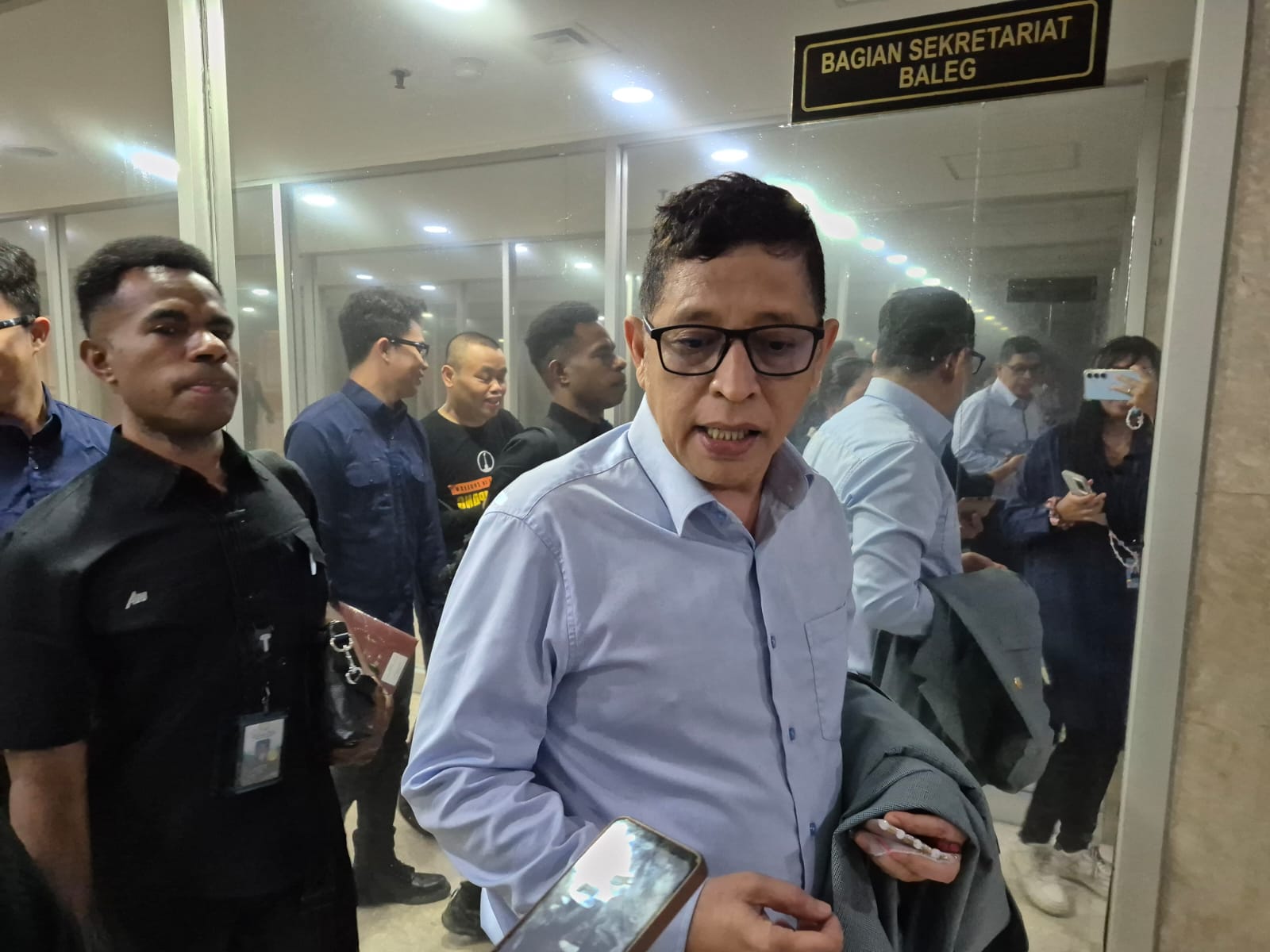 Ketua Baleg DPR RI Bob Hasan (SinPo.id/ Galuh Ratnatika)