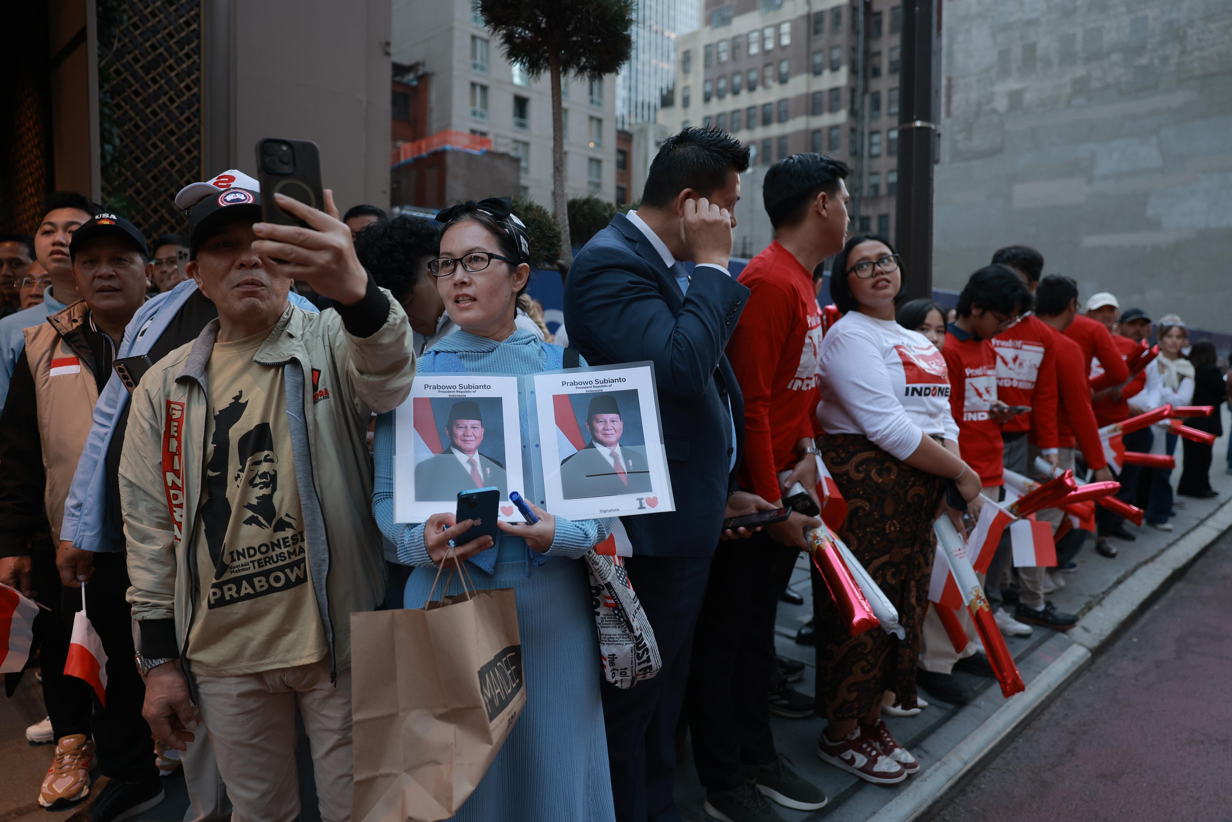 Diaspora Indonesia di AS dambut kedatangan Presiden Prabowo (SinPo.id/Biro Setpres)