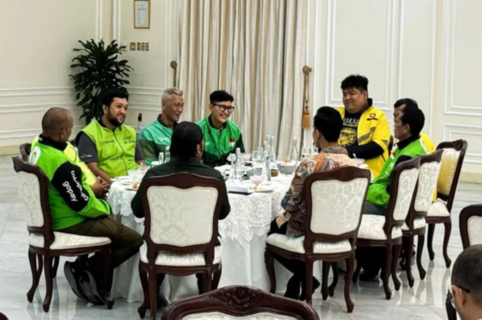 Wapres Gibran bertemu perwakilan Ojol (SinPo.id/Setwapres)