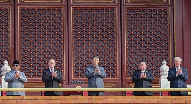 Presiden Prabowo menghadiri para militer di Lapangan Tianamen, China. (SinPo.id/Setpres)