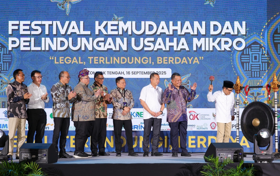 Pembukaan Festival Kemudahan dan Pelindungan Usaha Mikro (SinPo.id/ Dok. KemenUMKM)