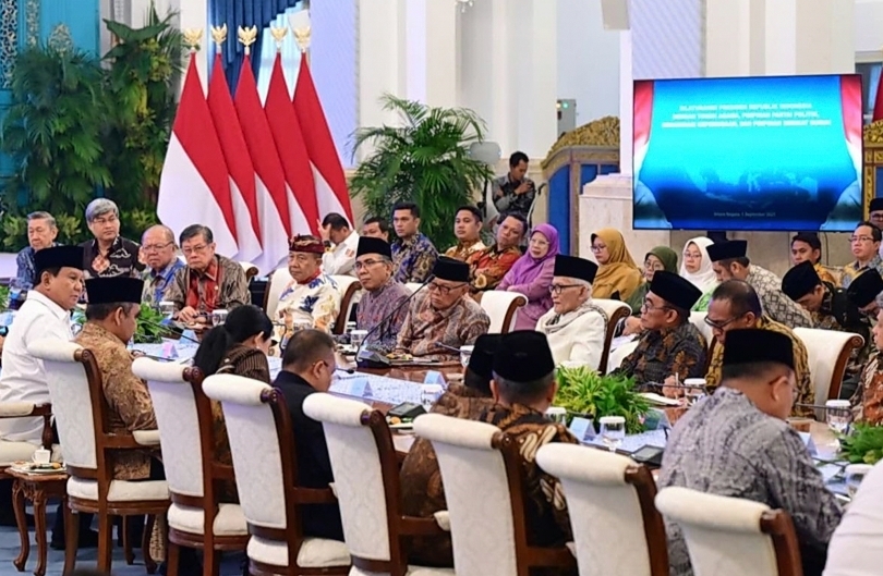 Ilustrasi Presiden Prabowo undang tokoh lintas agama ke Istana Negara. (SinPo.id/Setpres)