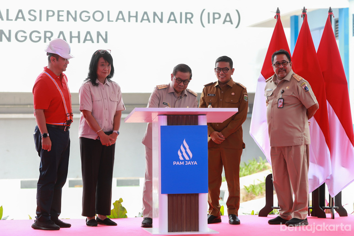 Penuhi Kebutuhan Air Bersih, IPA Pesanggrahan Diresmikan (SinPo.id/Beritajakarta)
