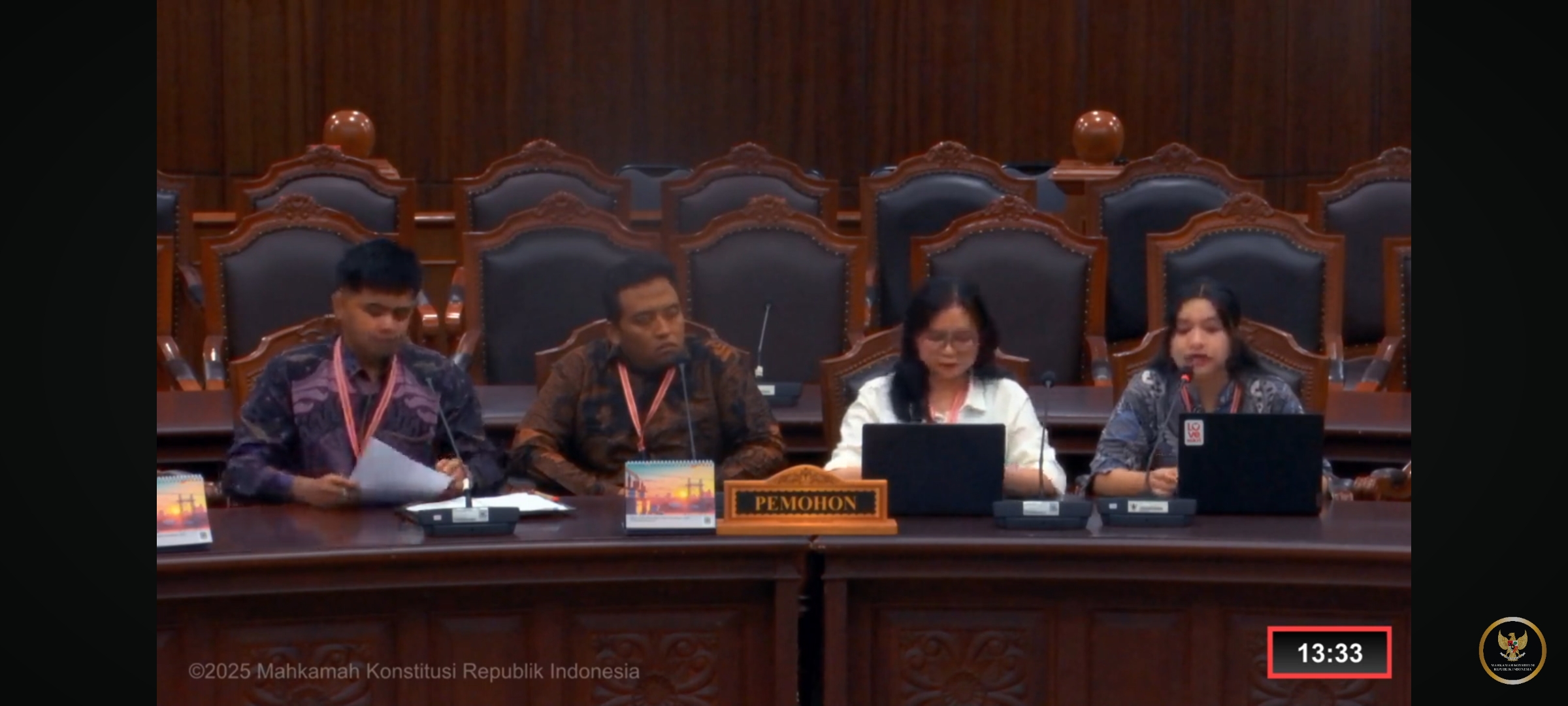 Sidang gugatan uji materi UU Pers (Sinpo.id/MK RI)