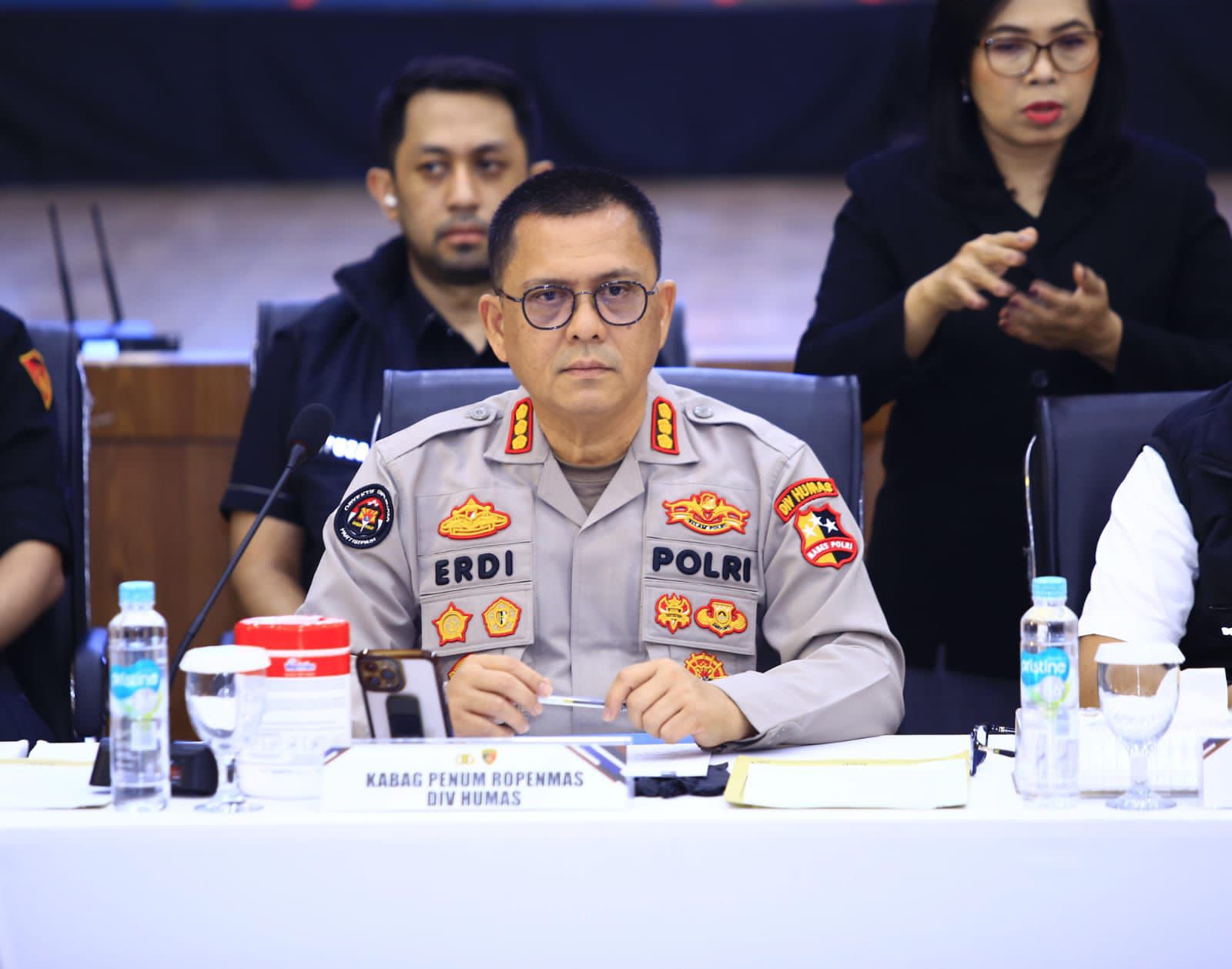 Kabag Penum Divhumas Polri Kombes Pol Erdi A. Chaniago (SinPo.id/Humas Polri)