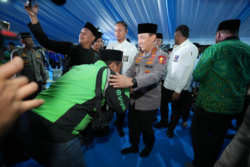 Kapolri saat menghadiri Maulid Nabi Muhammad SAW (SinPo.id/Dok.Polri)