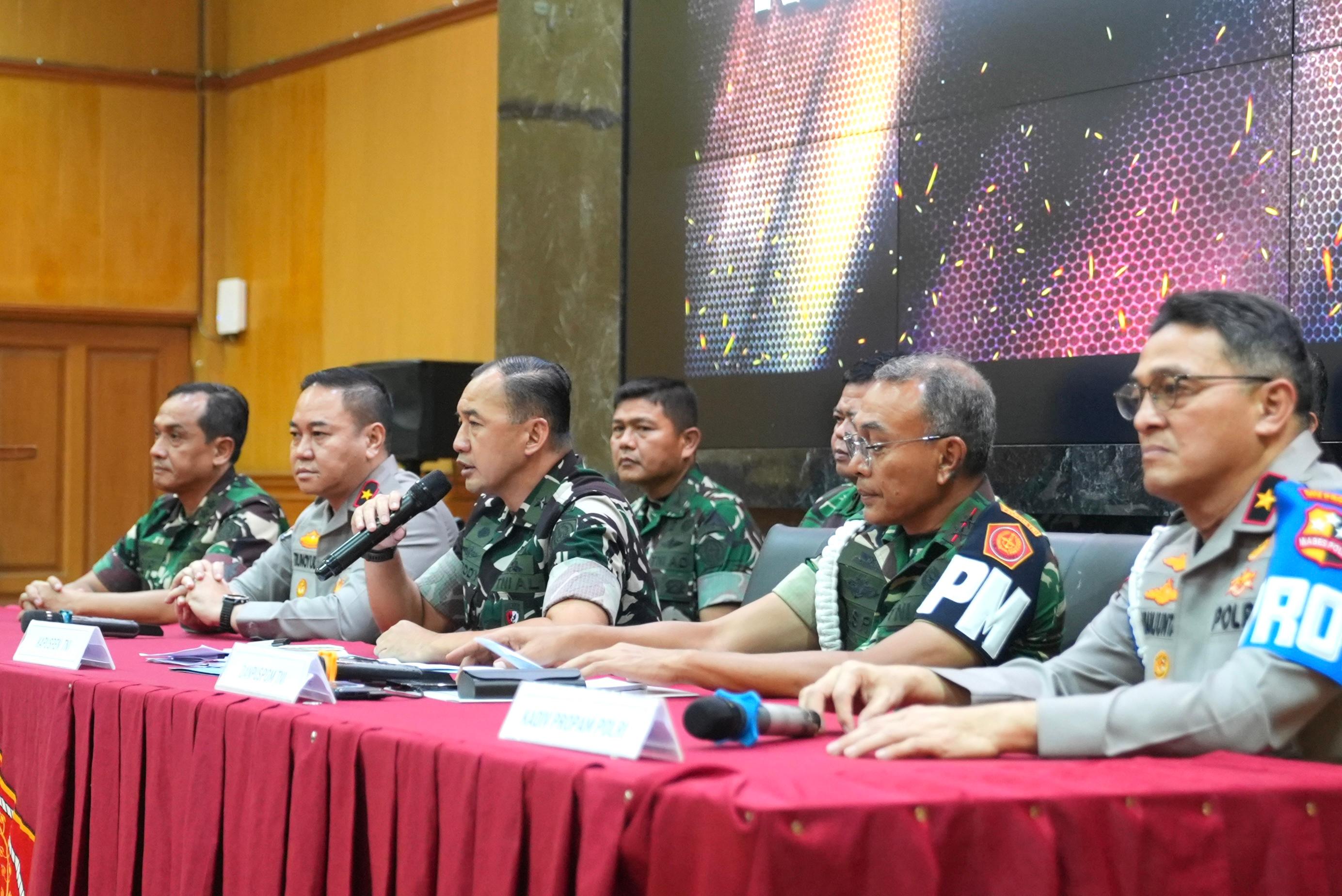 Kapuspen TNI Tegaskan Isu Prajurit Jadi Provokator Demo Adalah Hoax (SinPo.id/Puspen TNI)