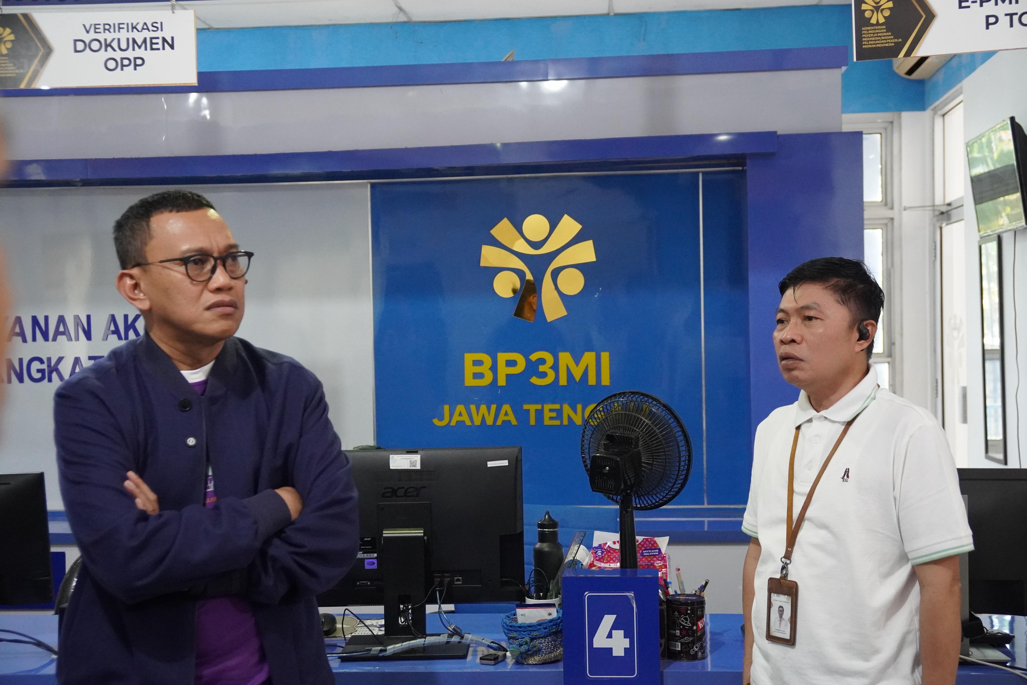 Menteri Karding sidak ke BP3MI Jawa Tengah. (SinPo.id/dok. KP2MI)