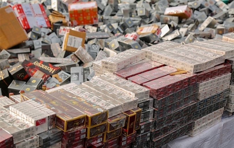 Ilustrasi rokok ilegal yang berhasil disita. (SinPo.id/dok. DJBC)