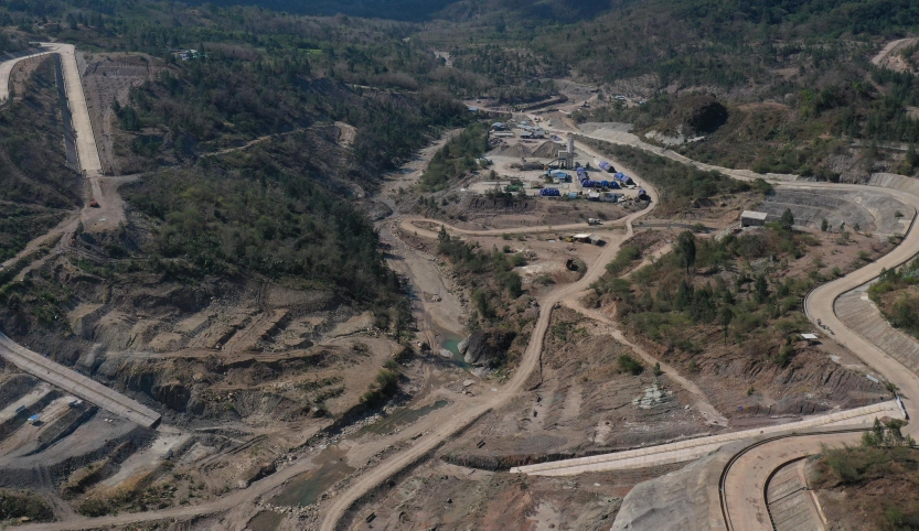 Ilustrasi bendungan sedang dibangun pemerintah (SinPo.id/ Dok. KemenPU)