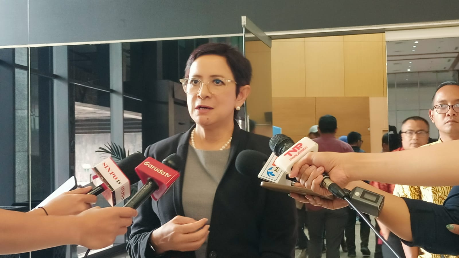 Anggota Komisi I DPR RI Nurul Arifin (SinPo.id/ Galuh Ratnatika)