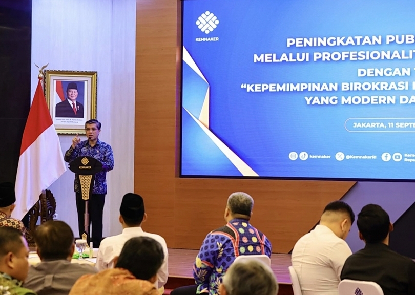 Menteri Ketenagakerjaan RI Yassierli. (SinPo.id/dok. Kemnaker)