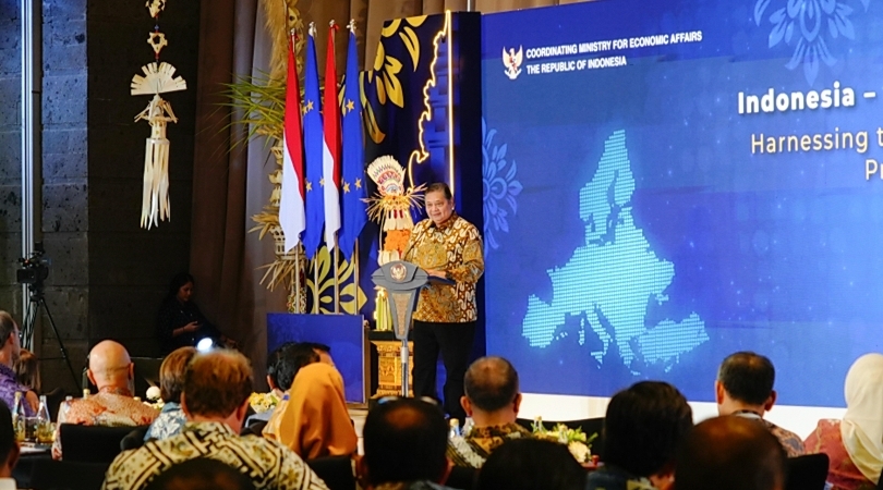 Menteri Koordinator Bidang Perekonomian Airlangga Hartarto. (SinPo.id/dok. Ekon)