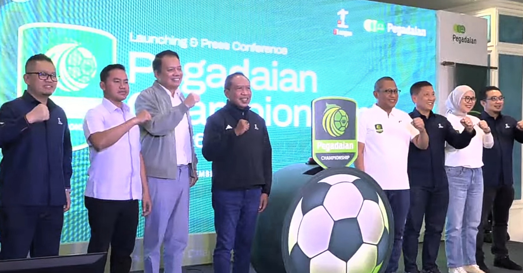 Pegadaian Championship 2025/2026, resmi diluncurkan di Medan, Jumat, 12 September 2025. (SinPo.id/SinPo TV)