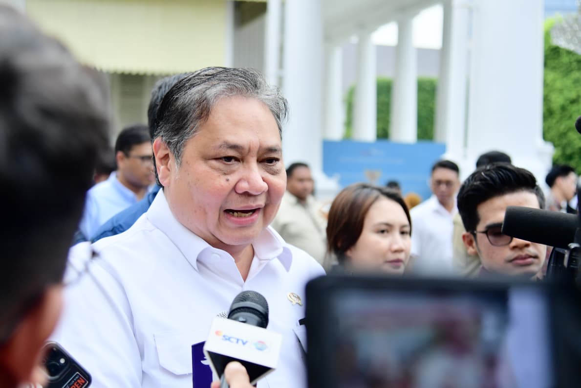 Menteri Koordinator Bidang Perekonomian Airlangga Hartarto (SinPo.id/Setpres)