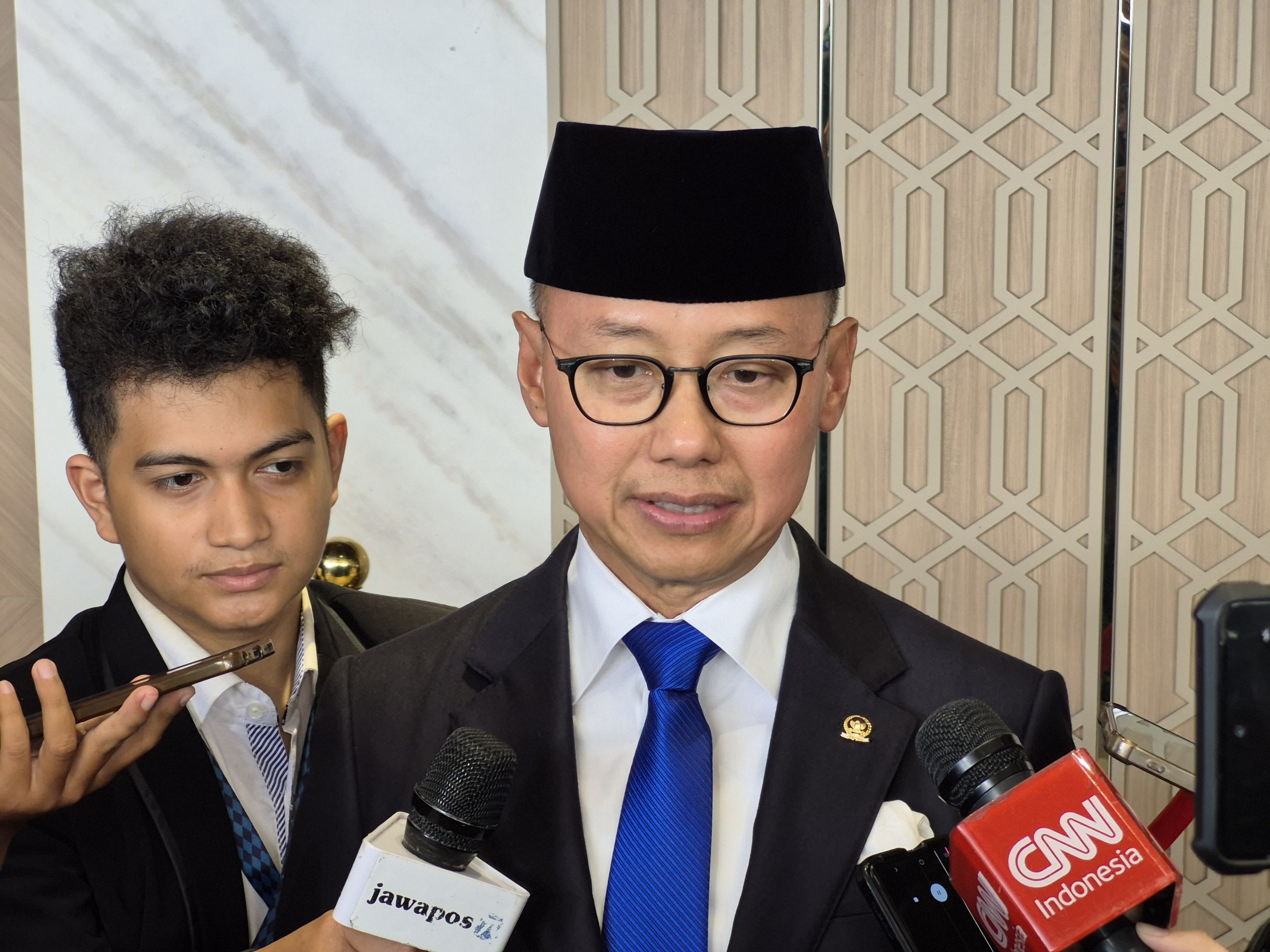 Wakil Ketua MPR RI Eddy Soeparno (SinPo.id/ Galuh Ratnatika)