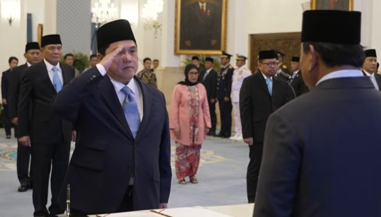Presiden Prabowo lantik menteri hingga kepala lembaga (SinPo.id/Setpres)