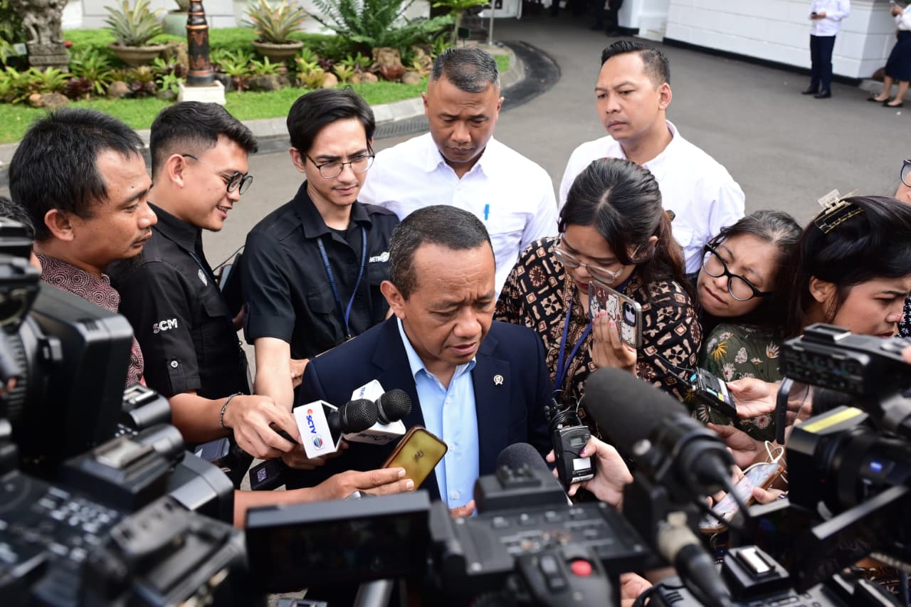 Menteri Energi dan Sumber Daya Mineral (ESDM), Bahlil Lahadalia (SinPo.id/Setpres)