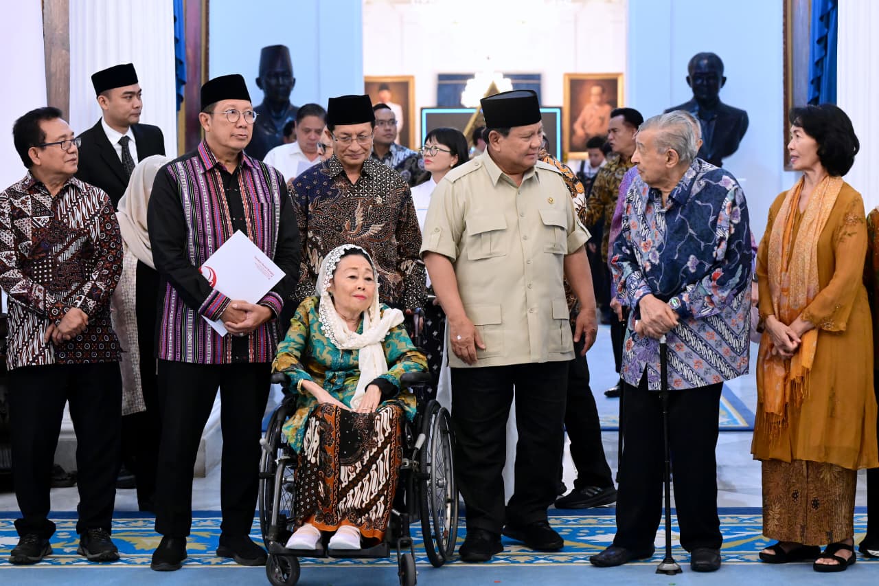 Presiden Prabowo Terima Tokoh Gerakan Nurani Bangsa di Istana Merdeka (SinPo.id/Setpres)