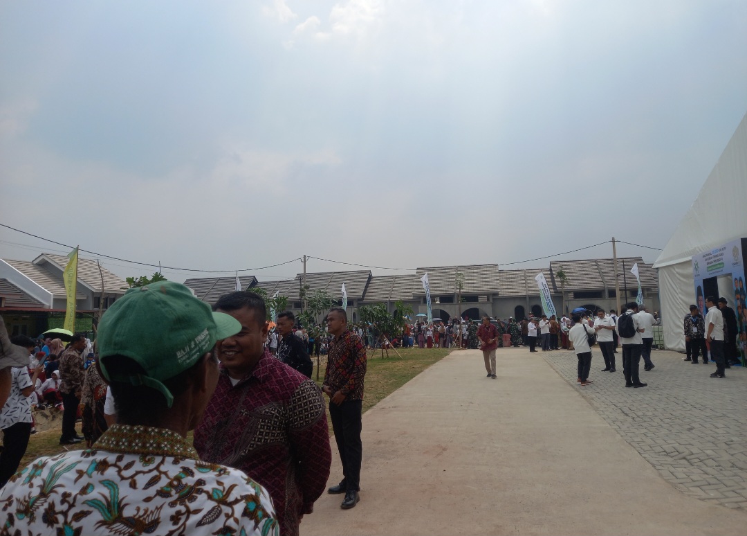 Situasi rumah subsidi program Presiden Prabowo di Cileungsi (SinPo.id/Firdausi)